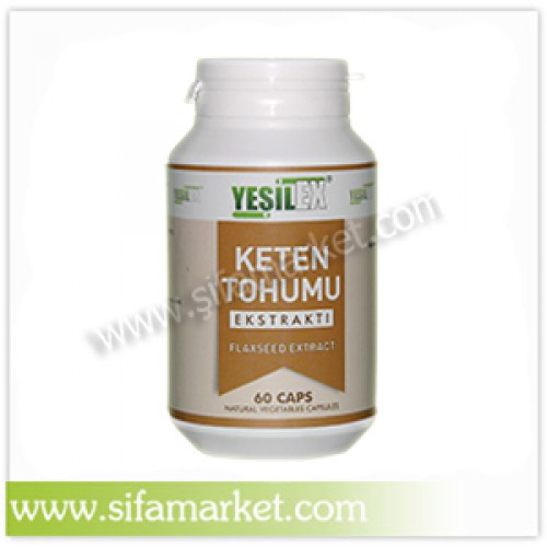 Yeşilex Keten Tohumu Ekstraktı 420 mg (60 Kapsül)