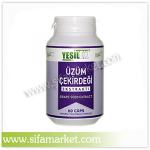 Yeşilex Üzüm Çekirdeği Ekstraktı 550 mg (60 Kapsül)