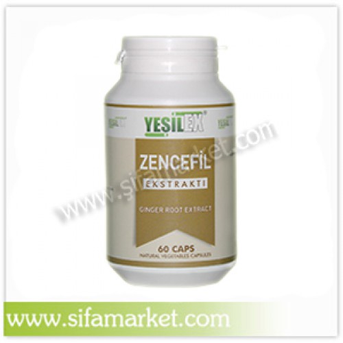 Yeşilex Zencefil Ekstraktı 550 mg (60 Kapsül)